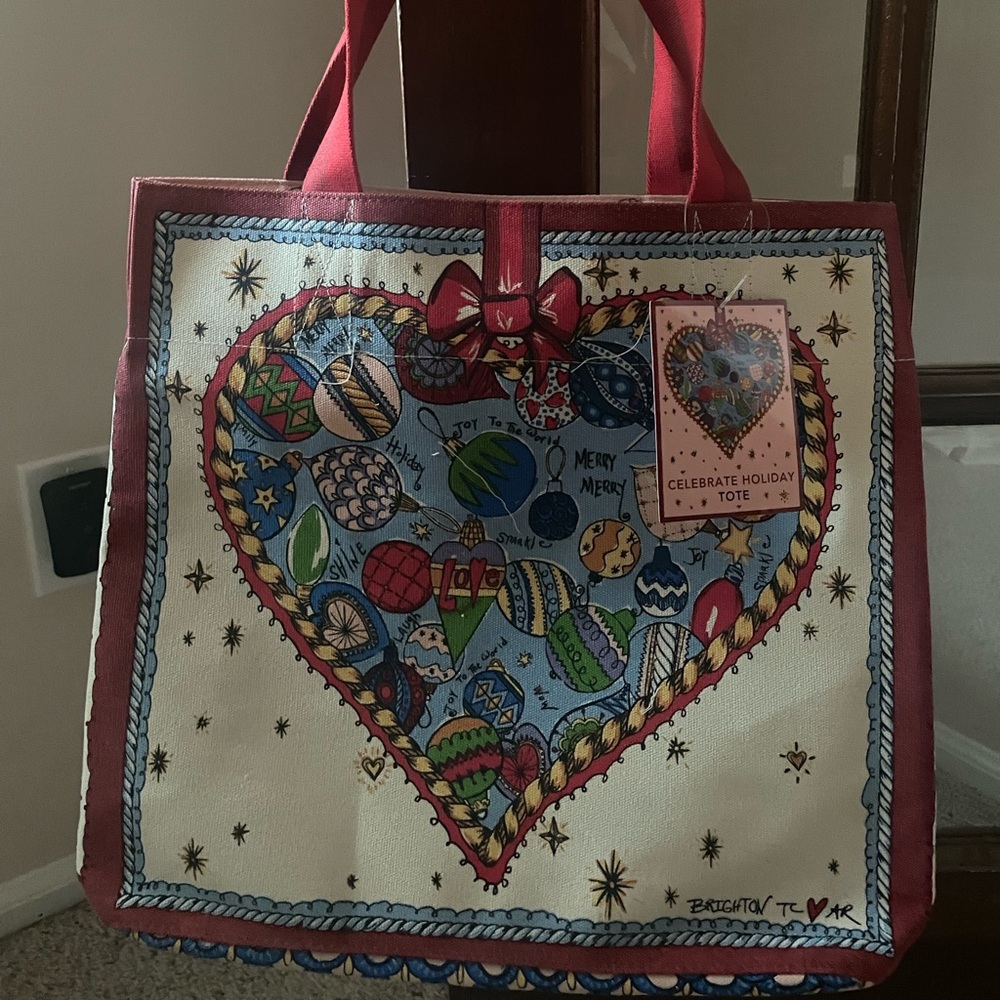 Authentic Brighton Holiday Tote Bag w/ Tags